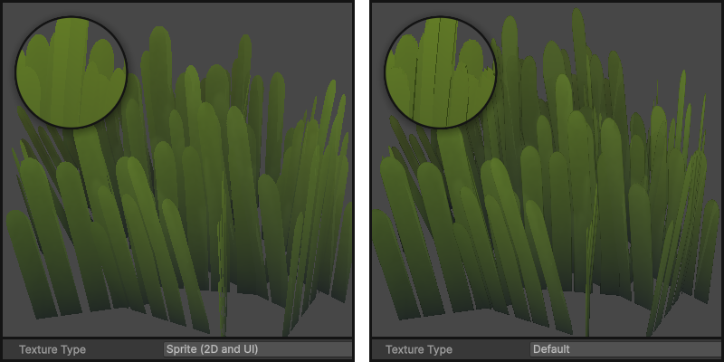 A+ Grass Texture Setup Difference