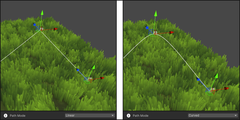 A+ Grass Animator Path Mode