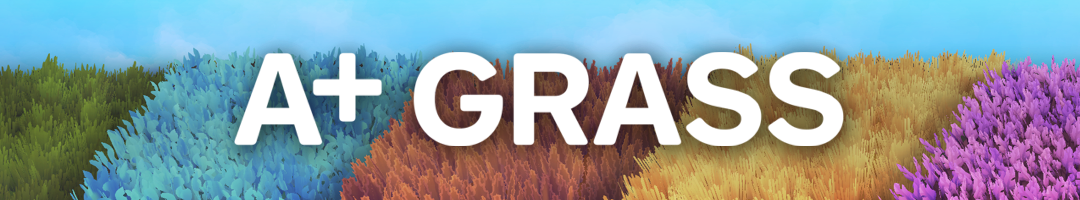 A+ Grass banner