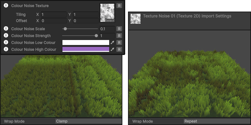 A+ Grass Colour Variant Wrap Mode