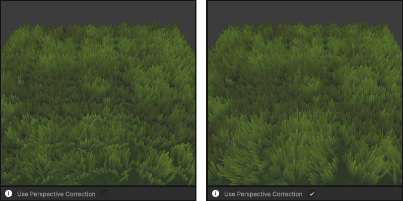 A+ Grass Perspective Correction Difference